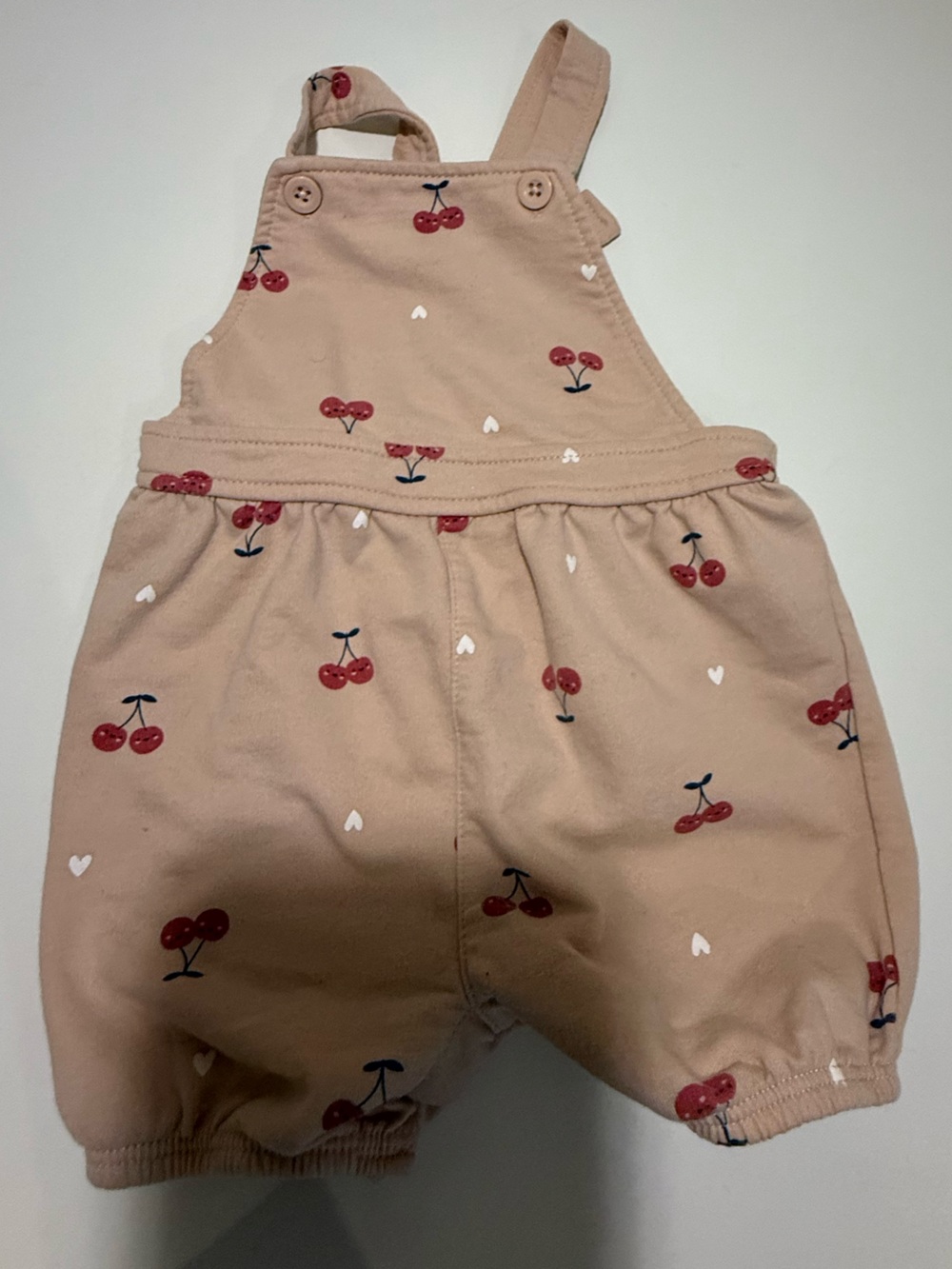 Pekkle Cherry Short Overalls 9M